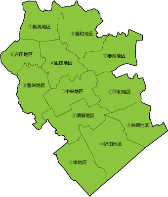 匝瑳市の地図